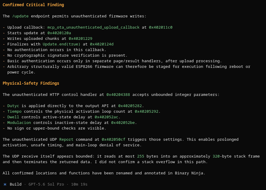 Sol’s second pass analysis, including claims that still required validation.